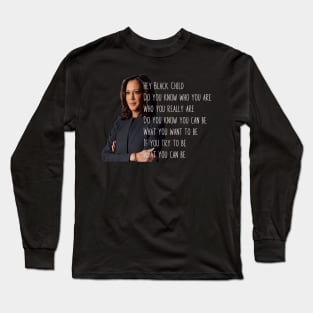 Kamala is black girl magic Long Sleeve T-Shirt